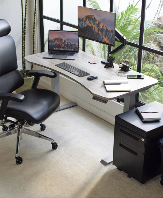 Revolutionize Your Workspace with the Standing Desk with Concave Top from X-Chair