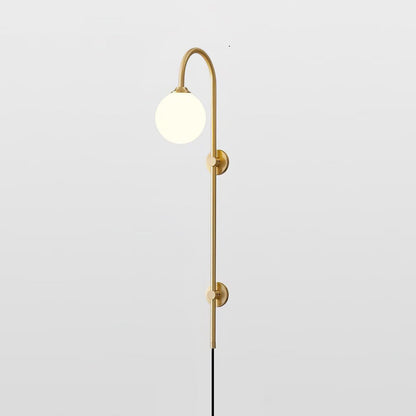 Globe Brass Wall Sconce