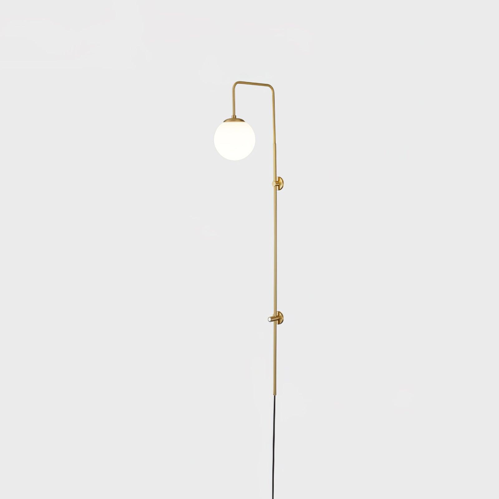 Globe Brass Wall Sconce