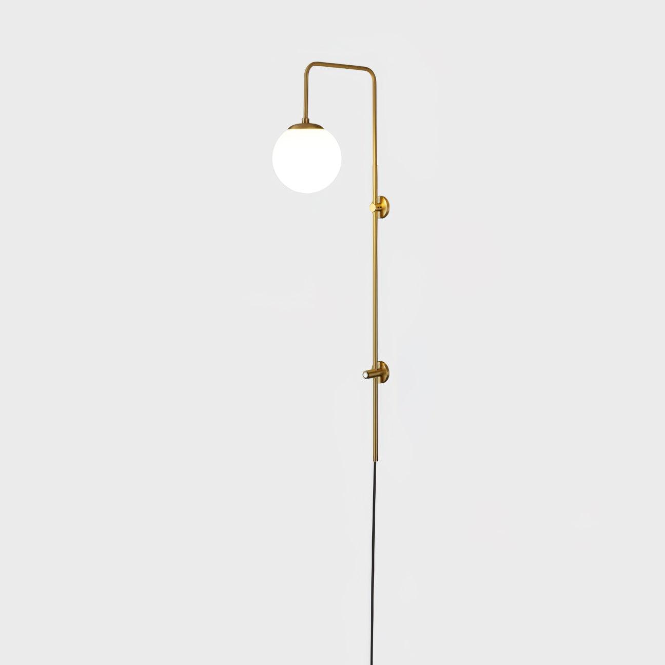 Globe Brass Wall Sconce